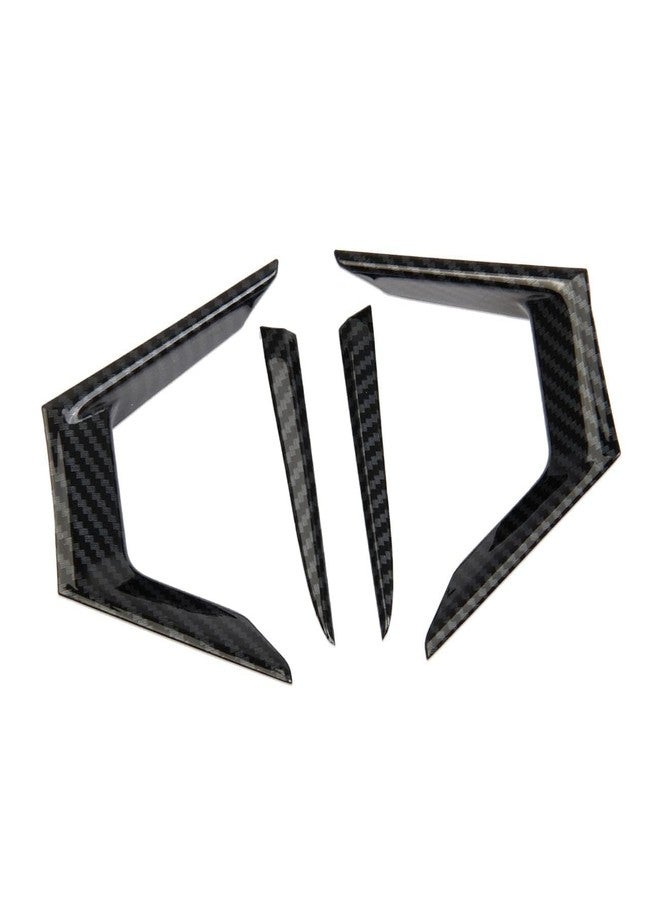 Fewshaw Carbon Fiber Steering Wheel Cover Molding Trims Accessories for Mitsubishi Outlander 2022-2025 - Image 3
